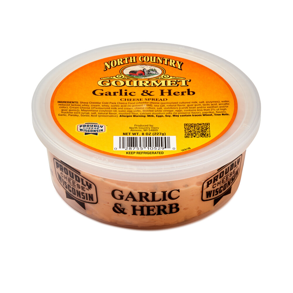 HARD CHEESE Spread with GARLIC