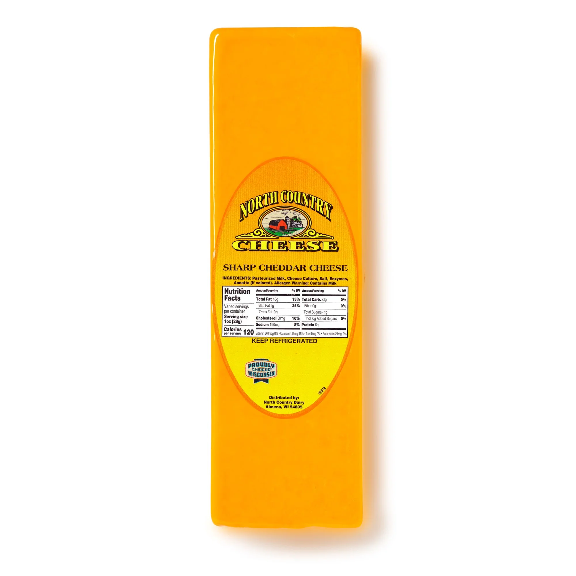 5 lb Sharp Cheddar — North Country Cheese