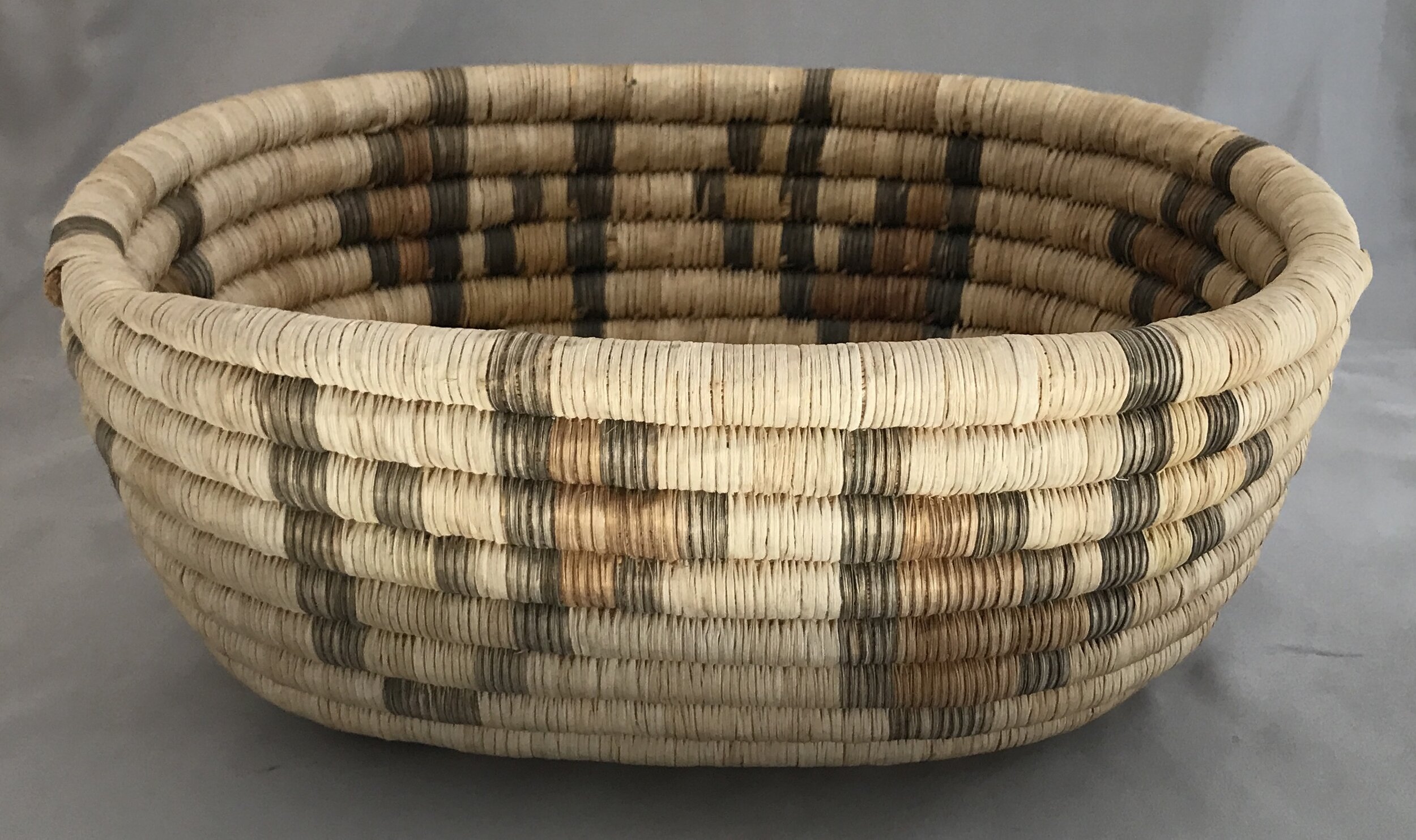 antique sunflower woven unique design motif basket