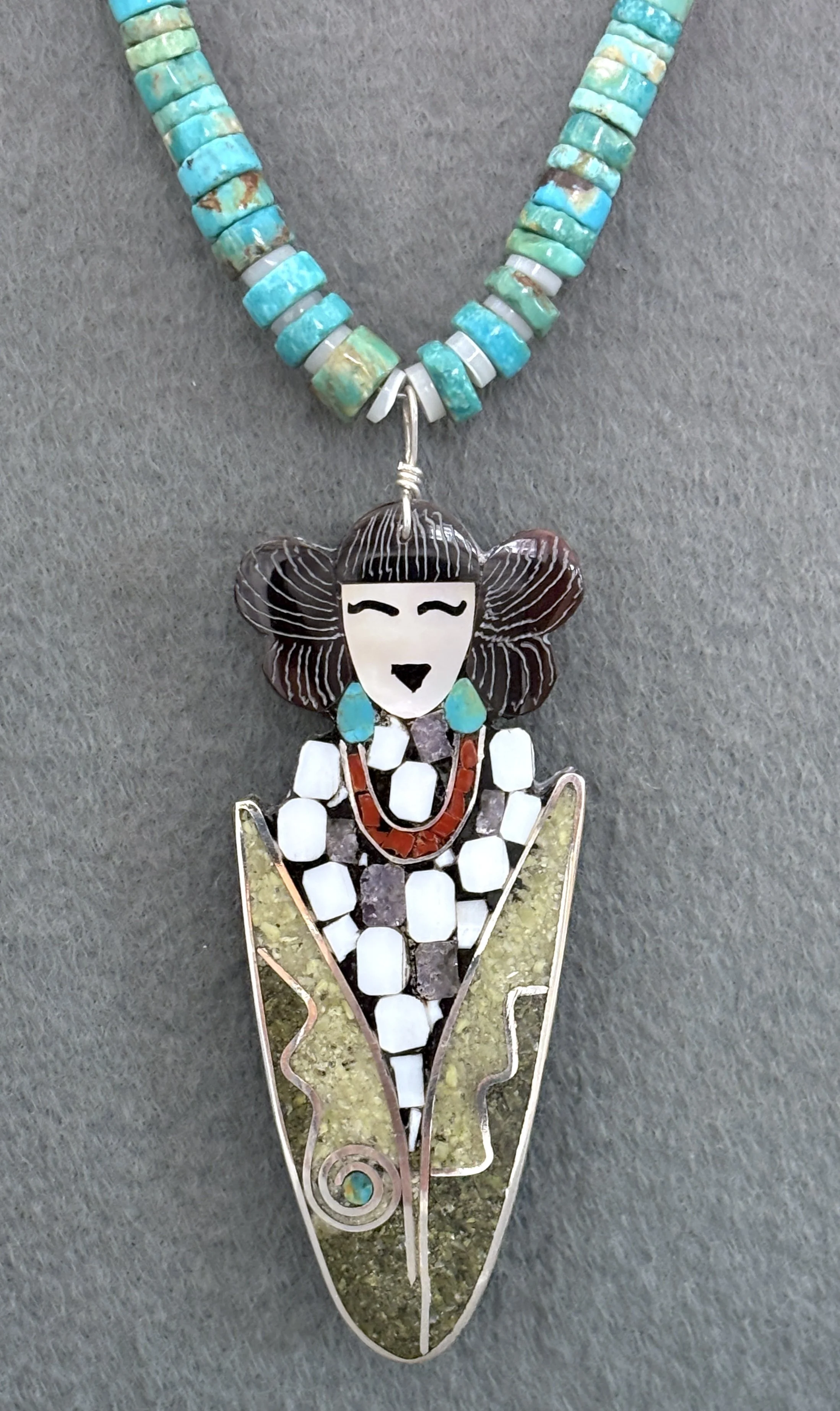 ネックレス・チョーカー [LAN ARCHIVE_official][1063] Broad Stone Necklace Necklaces — Bahti Indian Arts