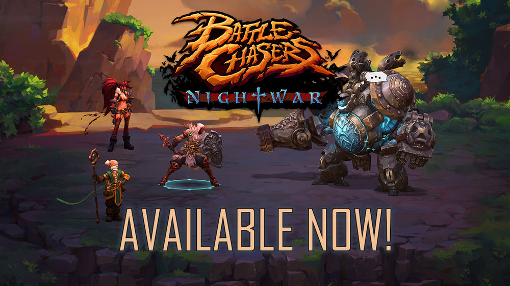 RPG DE TURNO PRA PC - BATTLE CHASERS NIGHTWAR 