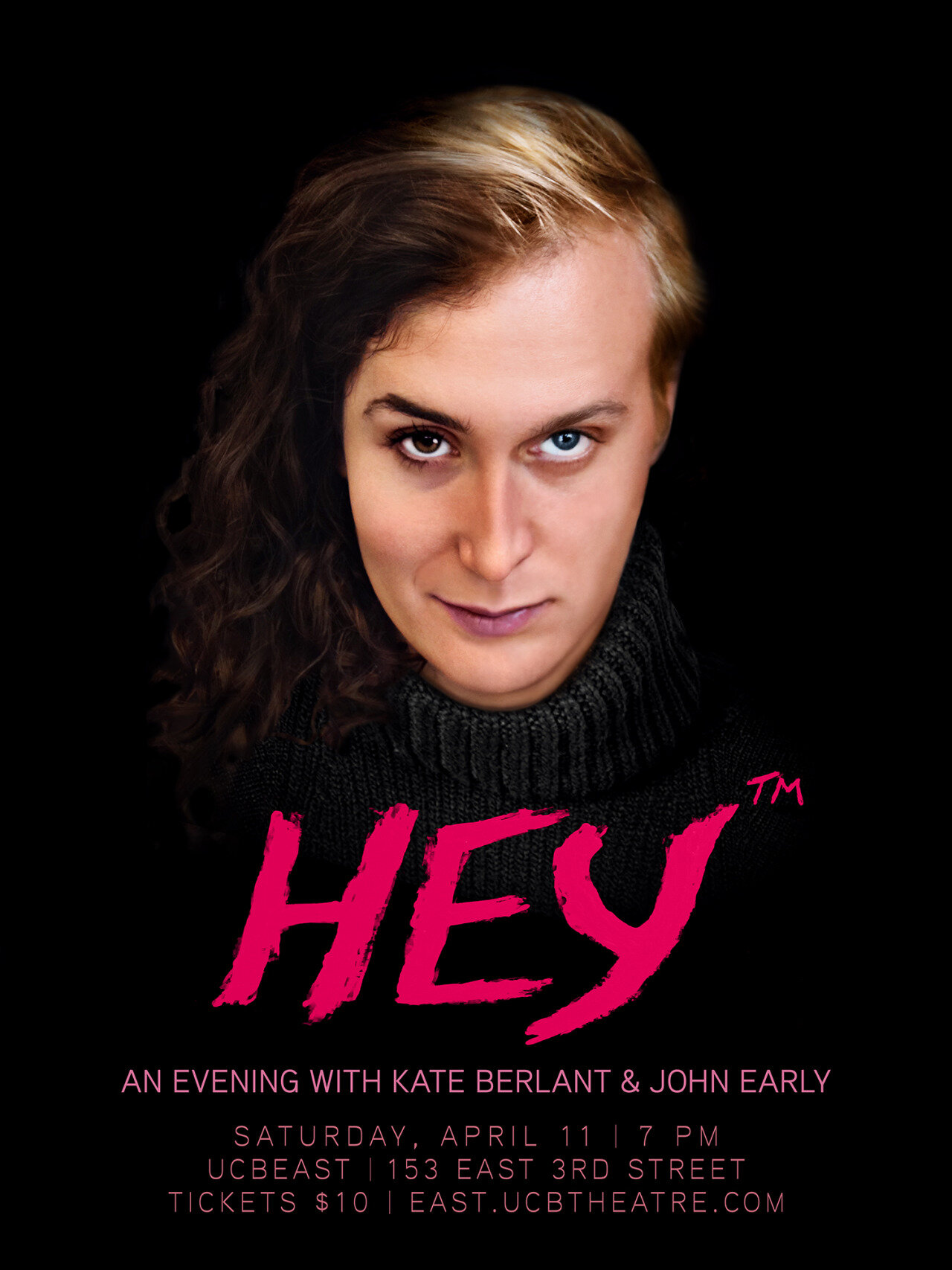 "Hey™" show poster