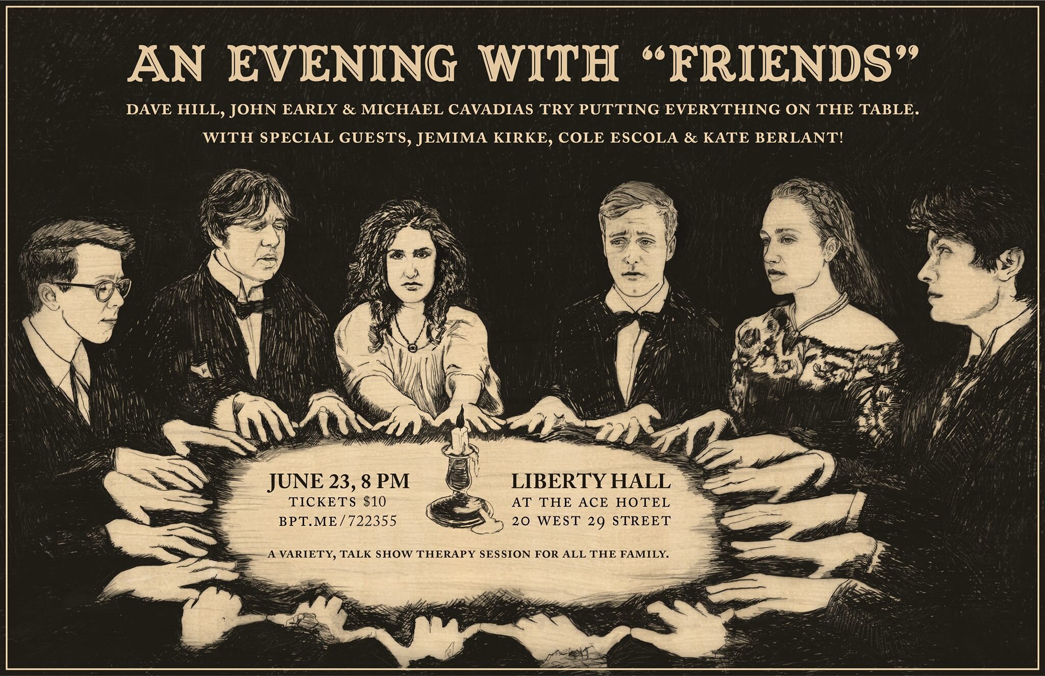 An Evening With "Friends" show poster