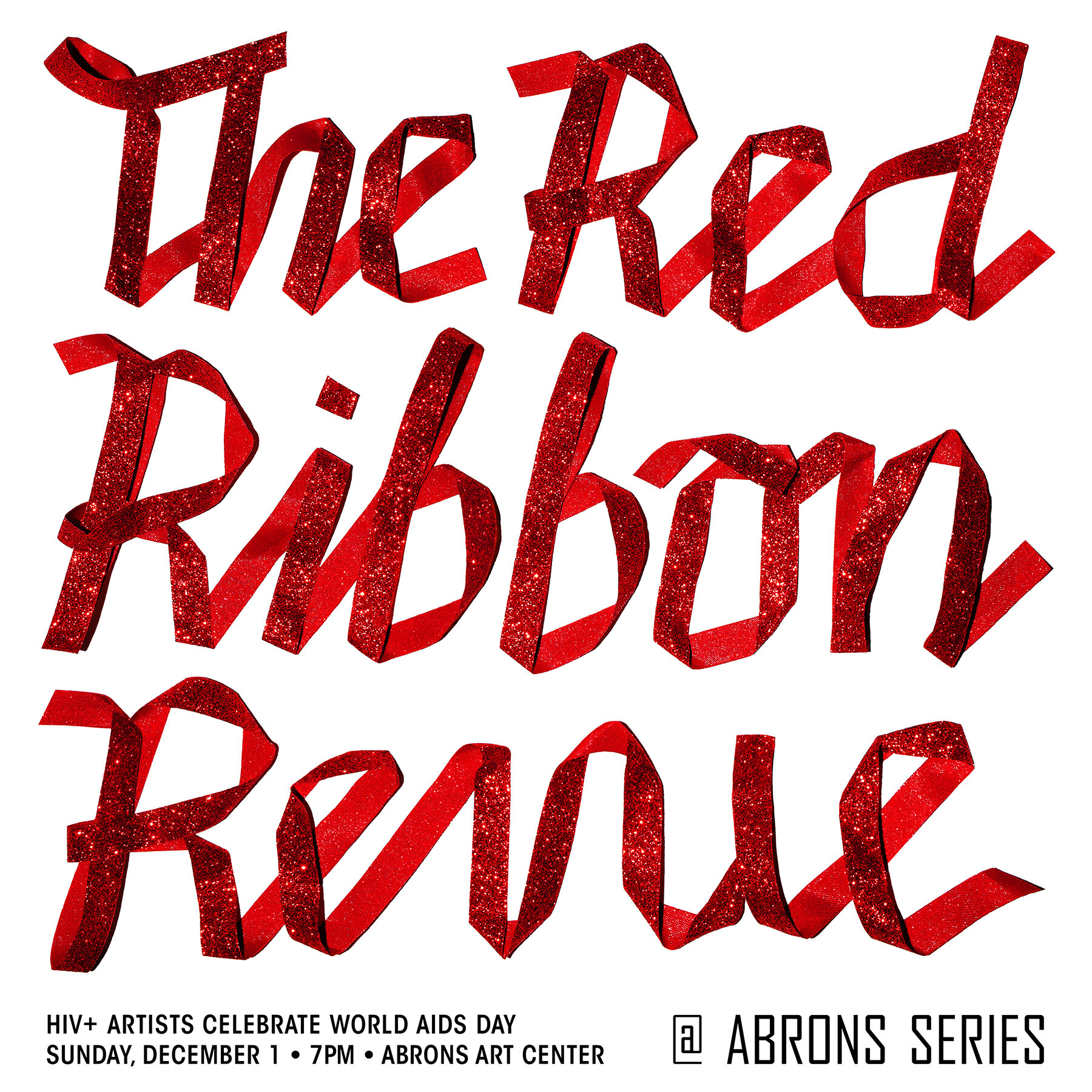 "The Red Ribbon Revue" show poster