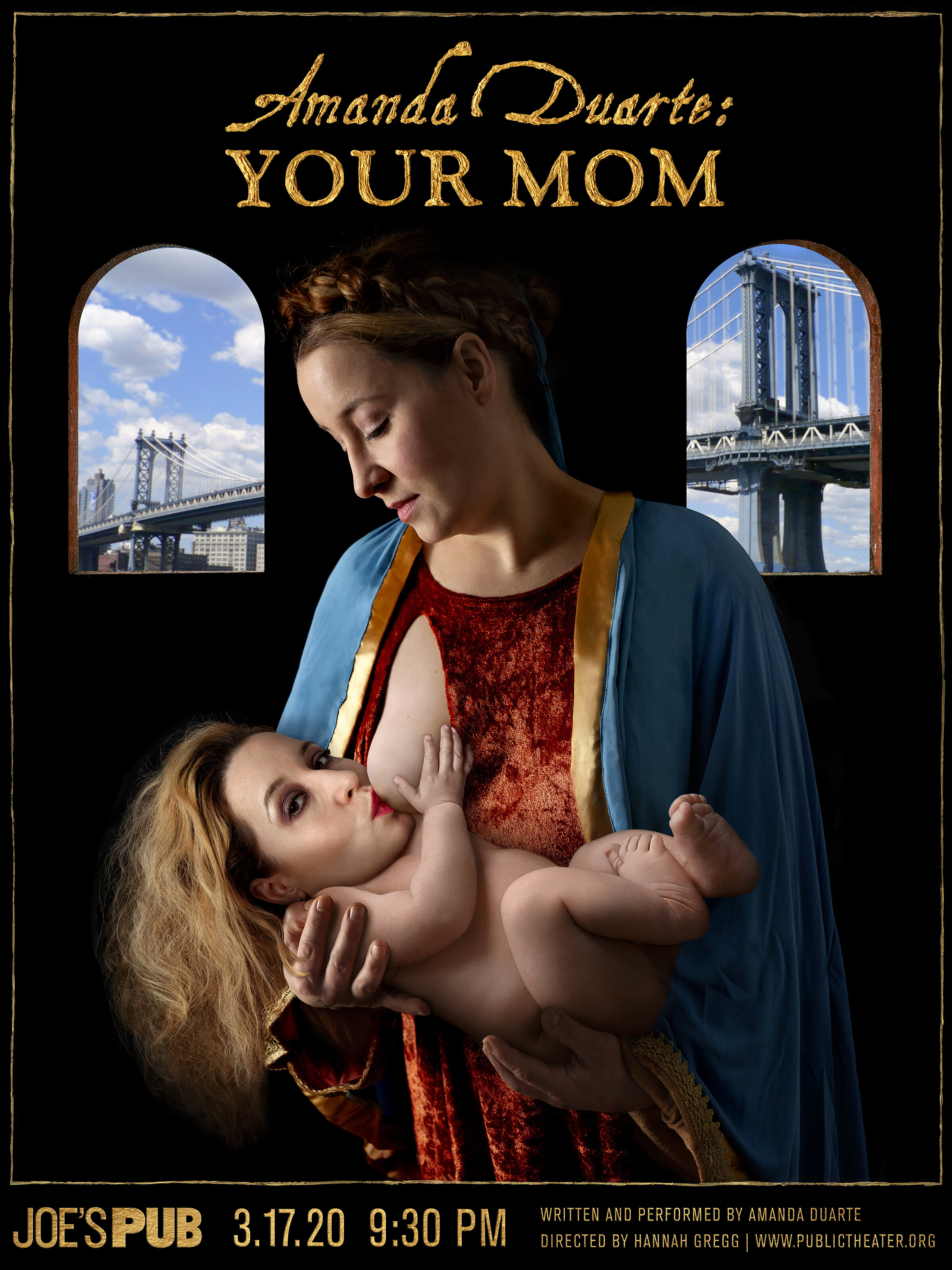 "Amanda Duarte Your Mom" show poster