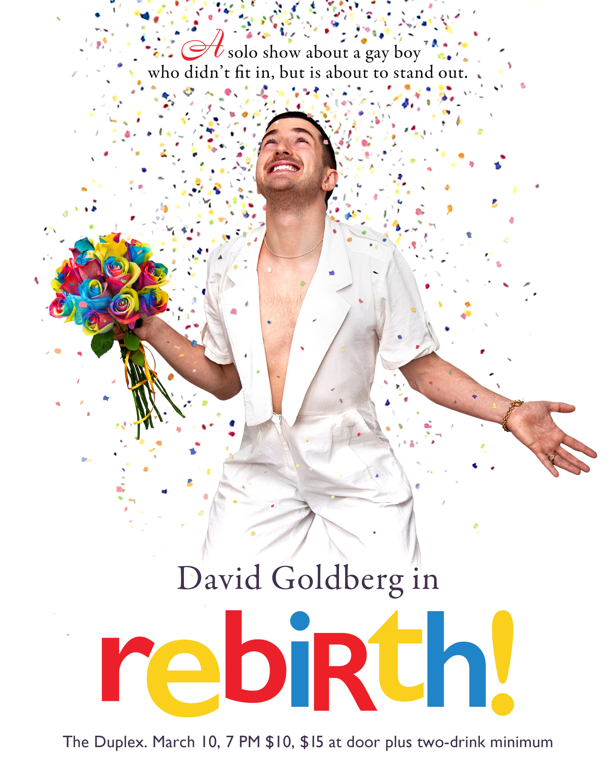 "rebirth!" show poster