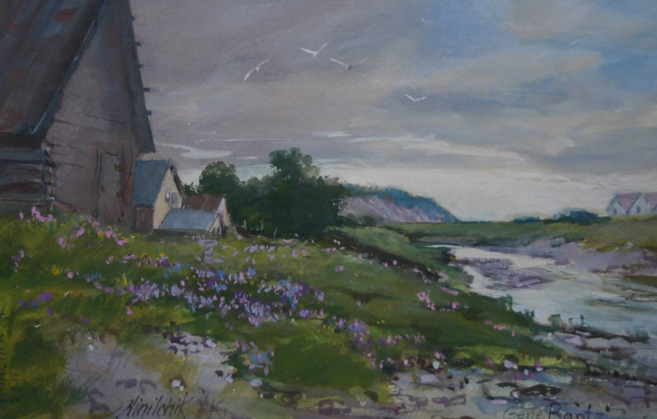 Ninilchik, Alaska Watercolor