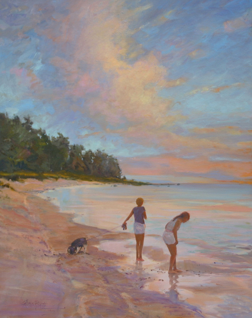 sisters, christmas cove 24 x 30 oil S O L D