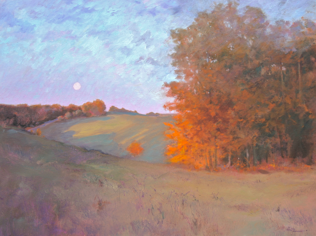 evening shadows 3- x 40 oil on canvas S O L D