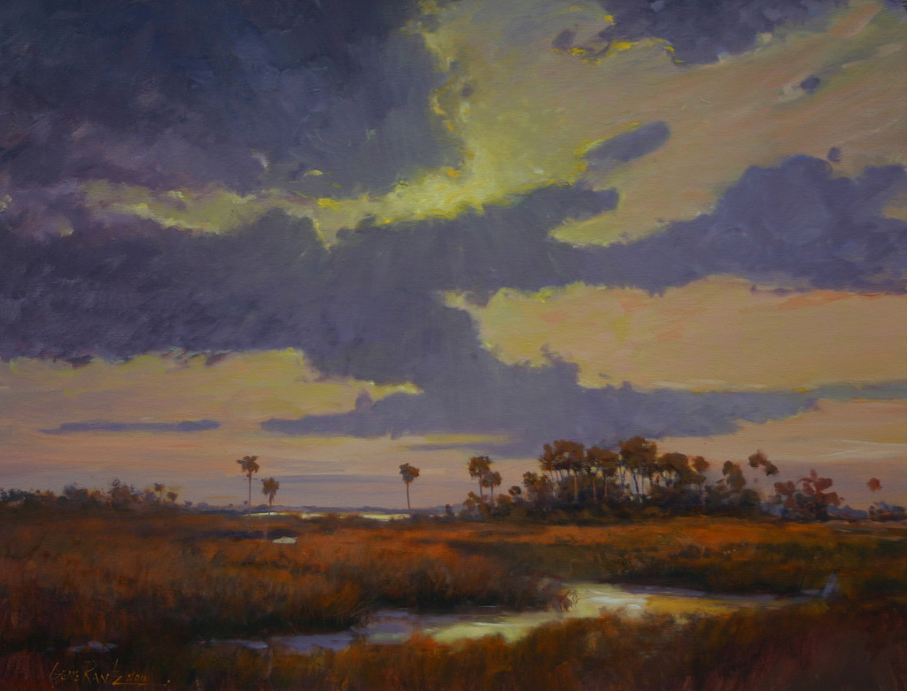 salt creek vista 22 x 28 oil on canvas