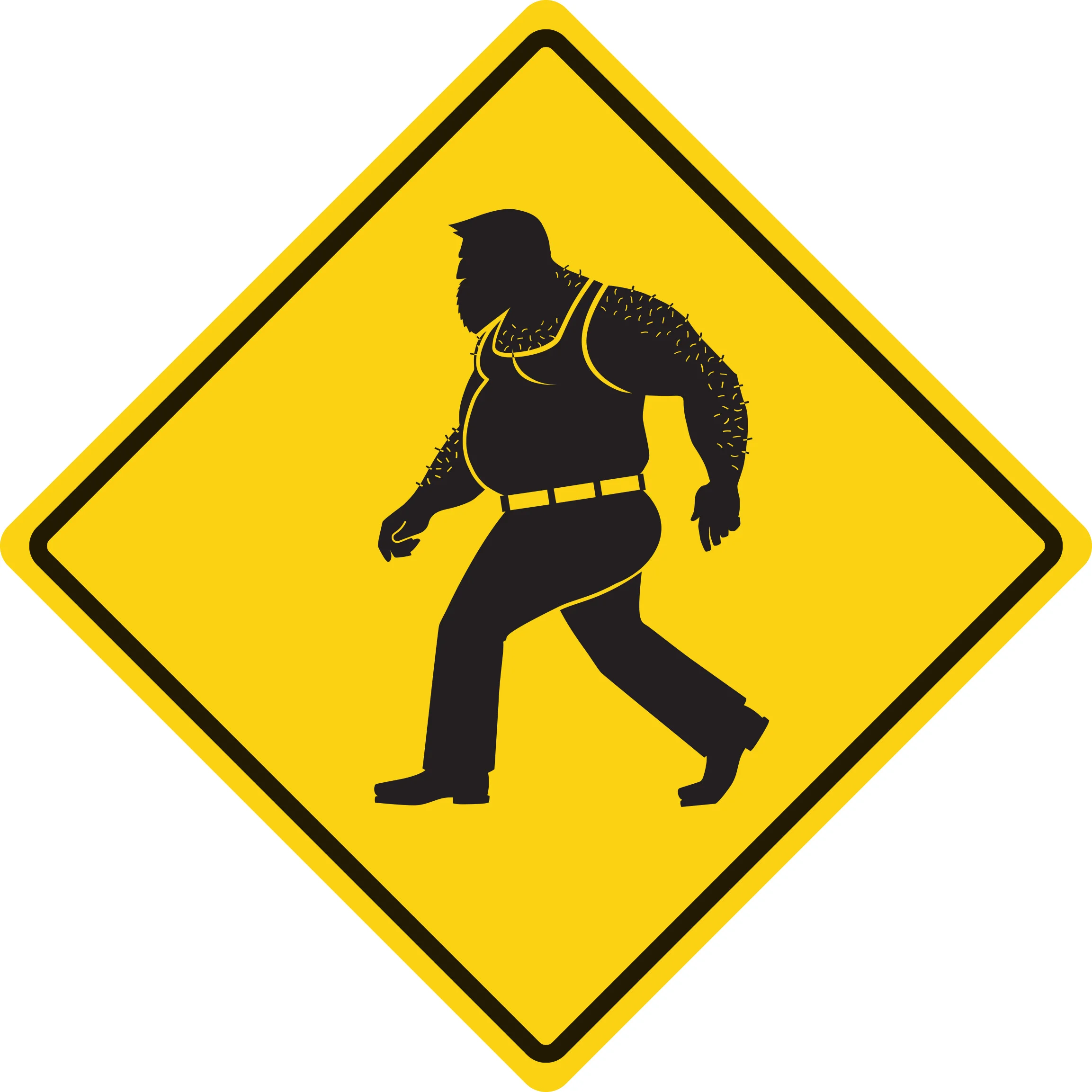 "Bear Crossing" Sticker/Shirt