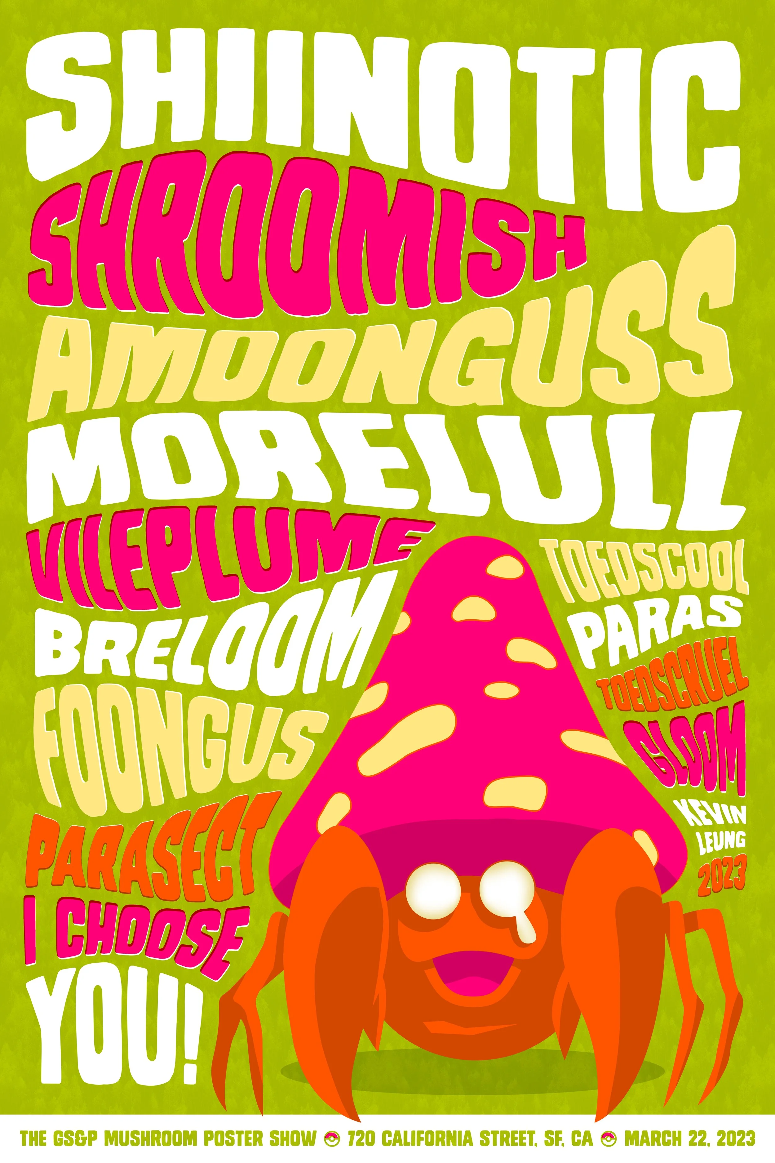 GSP Mushroom Poster Show