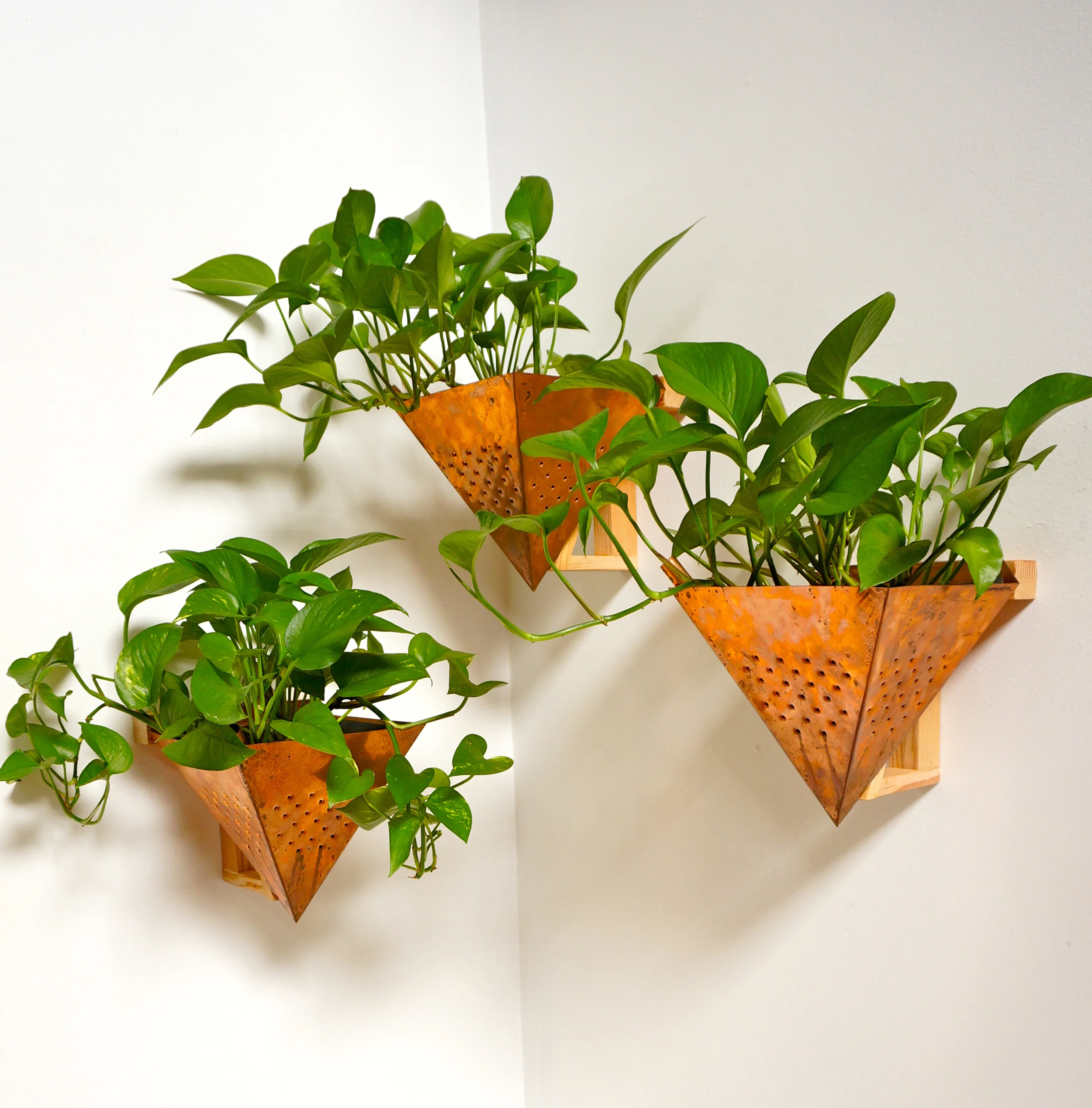 Three Copper Vessels