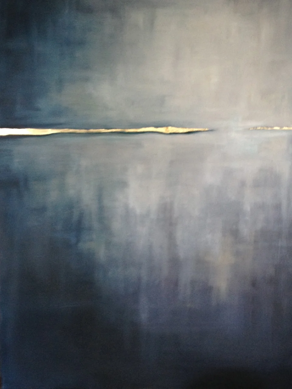 FAR BETTER THINGS | oil and gold leaf, 24 x 36