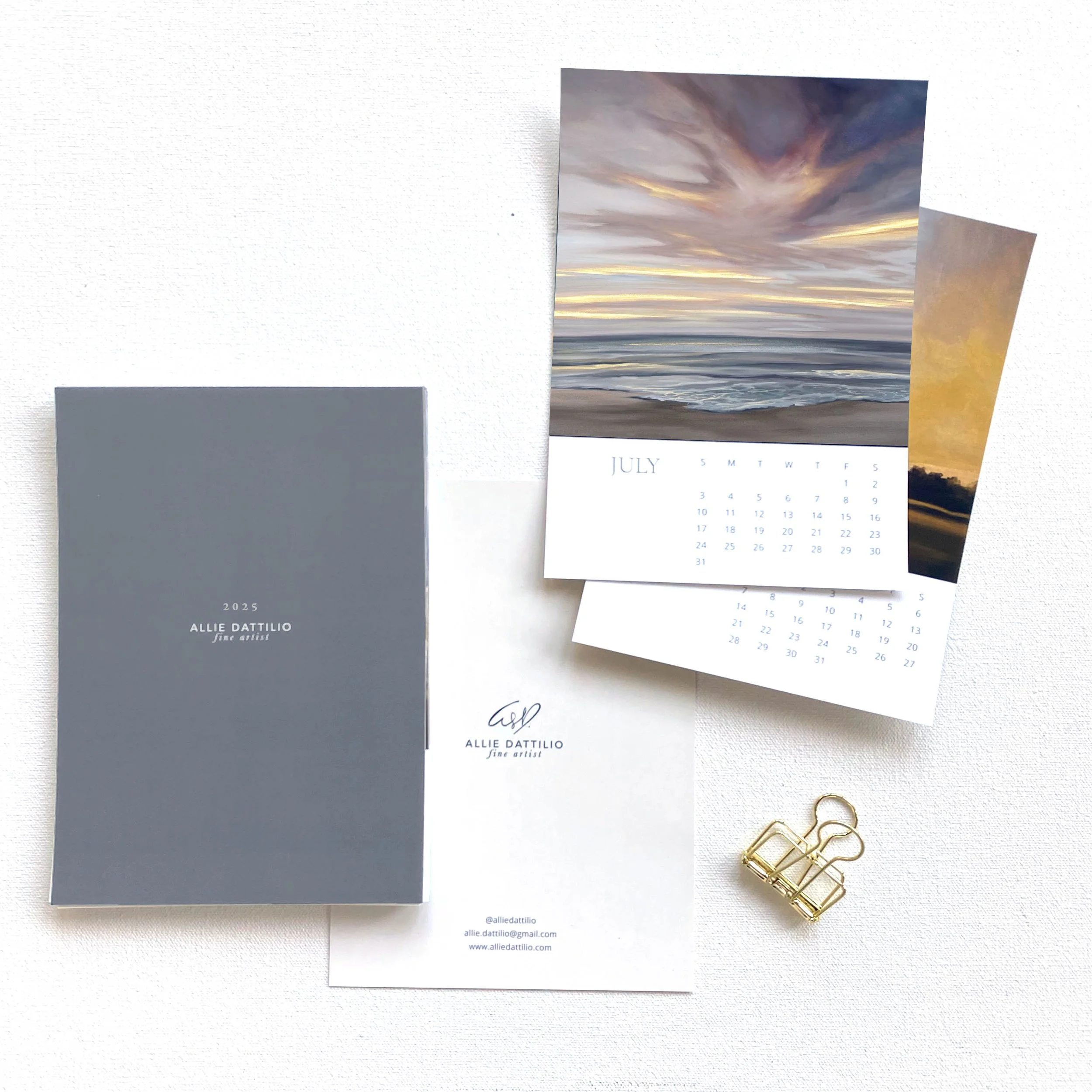 2025 Allie Dattilio CALENDAR [Refill Pack] — Allie Dattilio, fine artist.