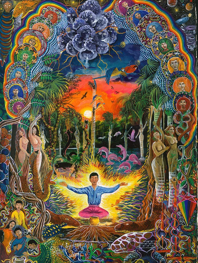 Painting by Pablo Amaringo