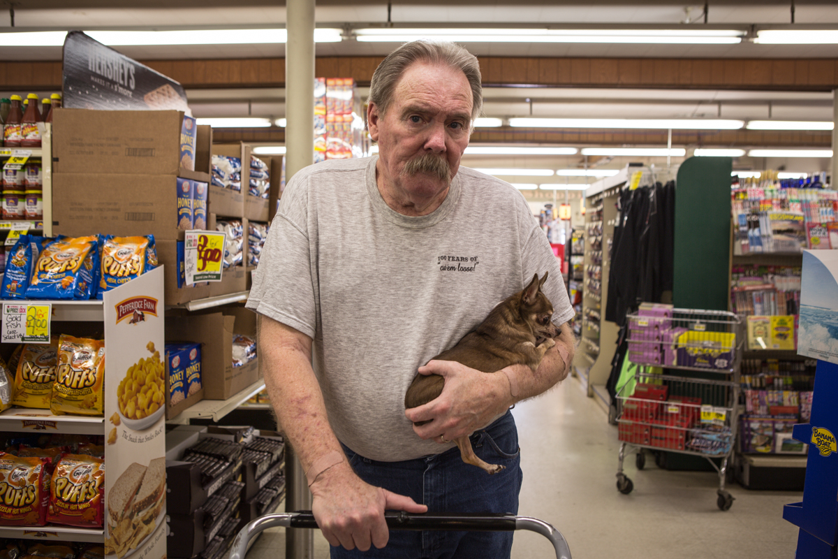 Vietnam Vet & his best friend, Kooskia, Idaho