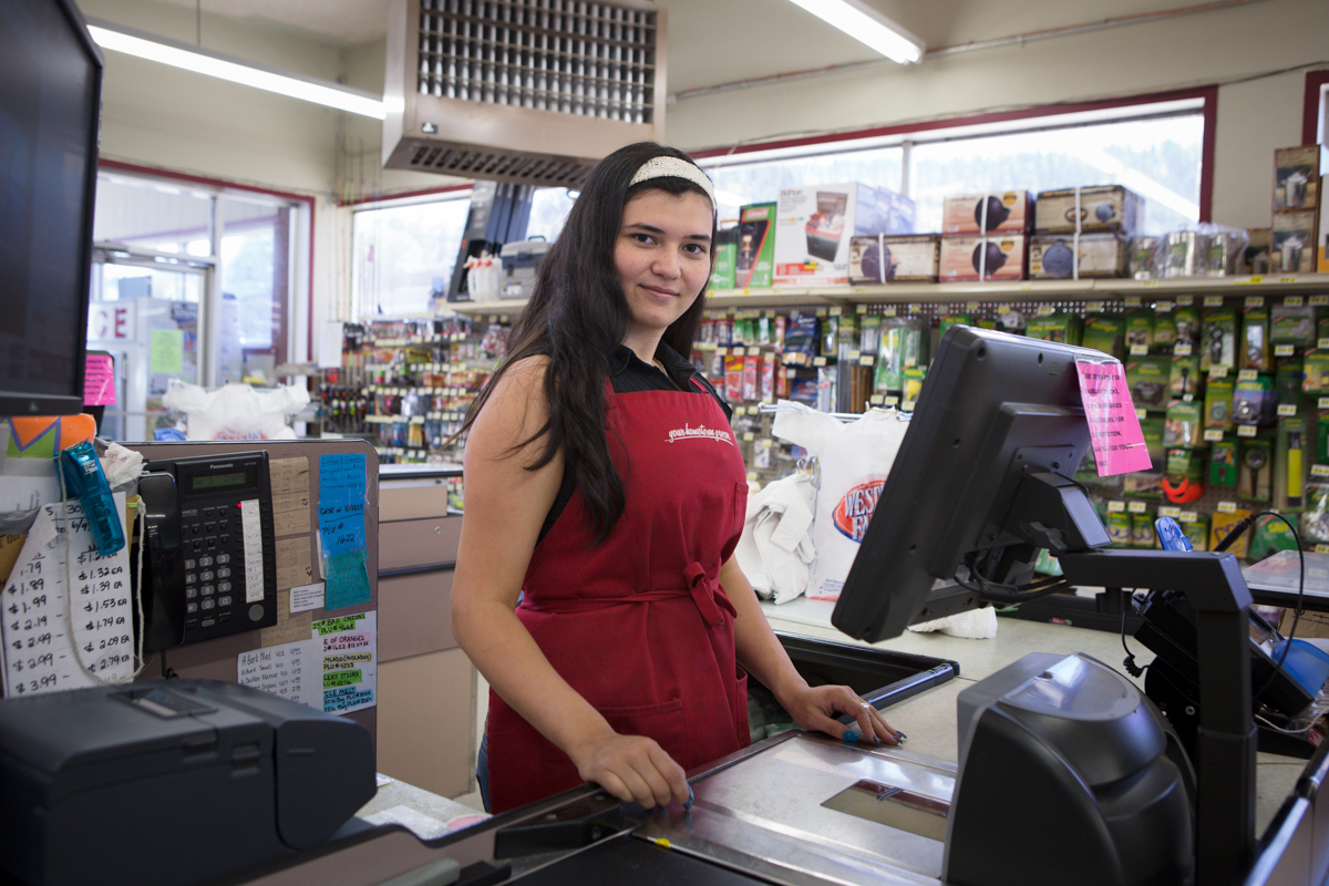 Alexis, Grocery clerk, Kooskia, Idaho