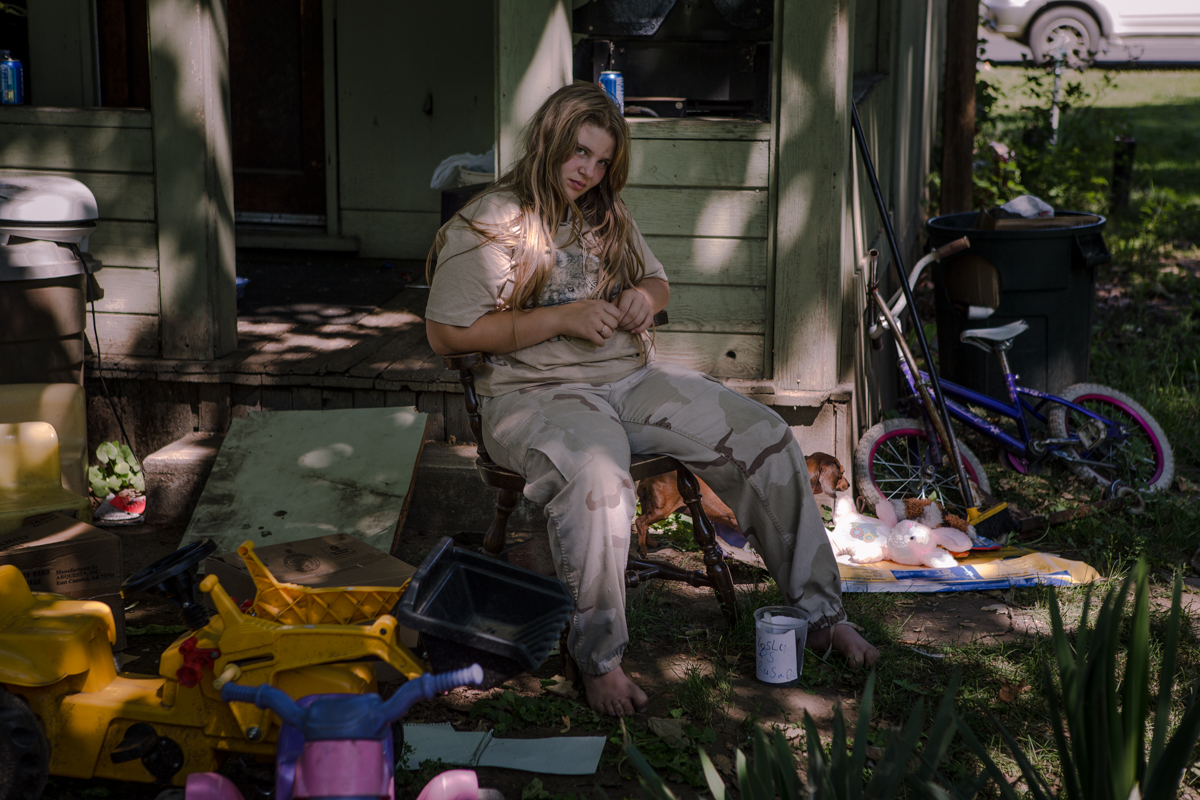 young woman, Kooskia, Idaho