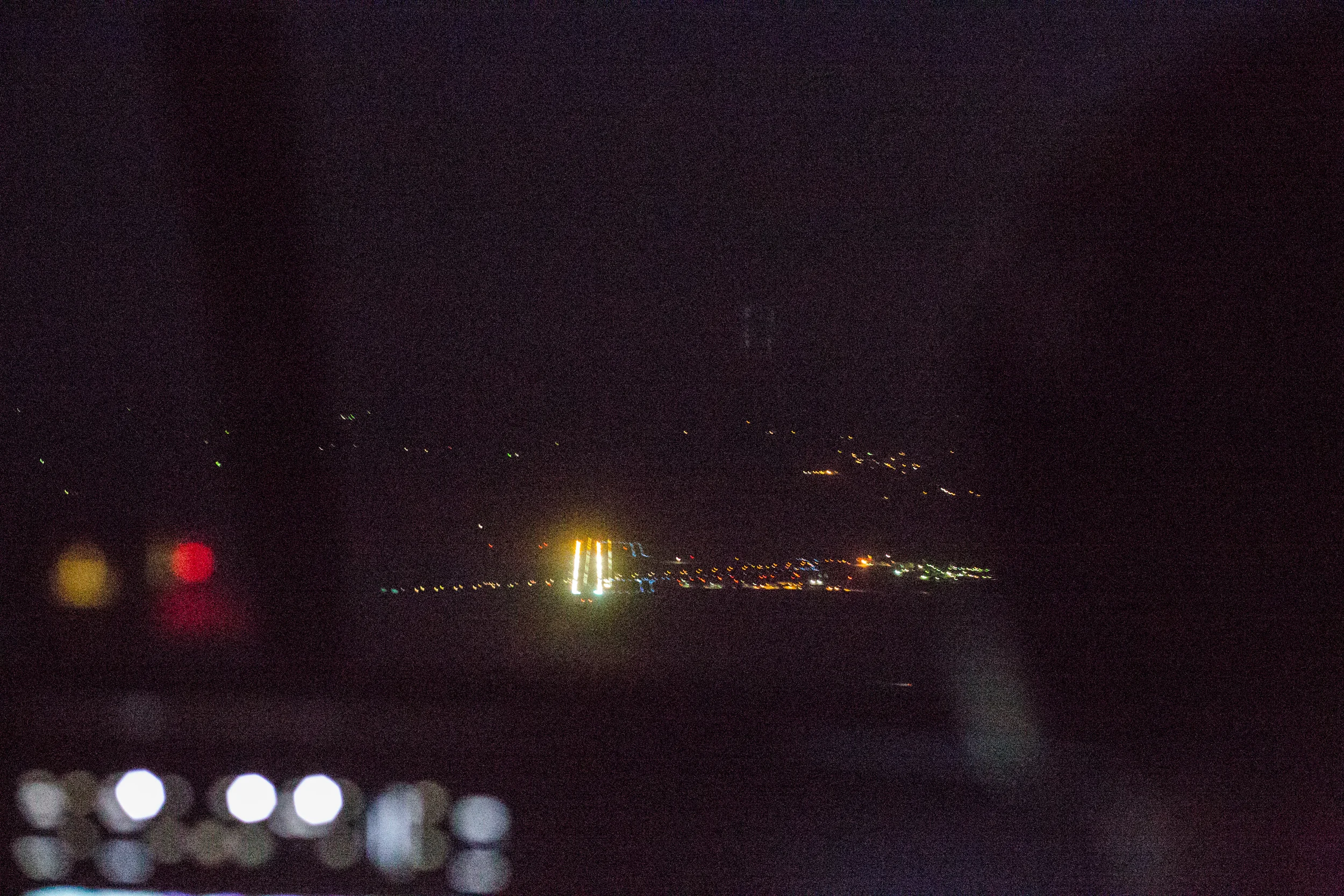 on approach