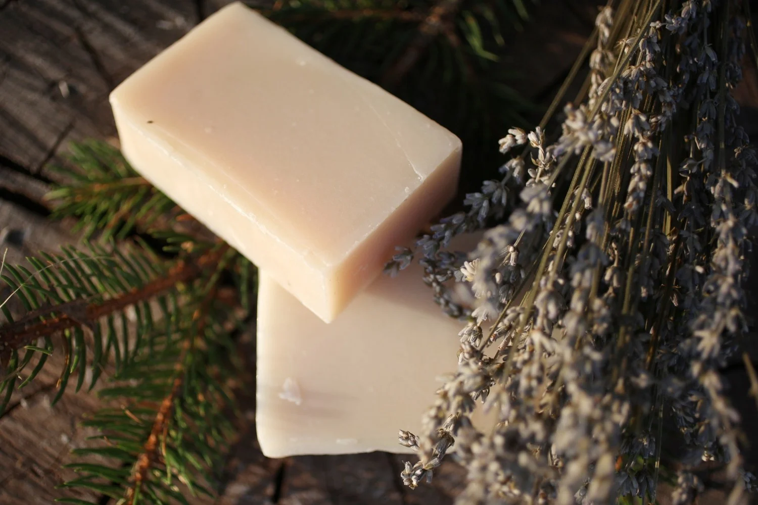 Lavender Patchouli Soap made with honey and beeswax — Honeyrun Farm