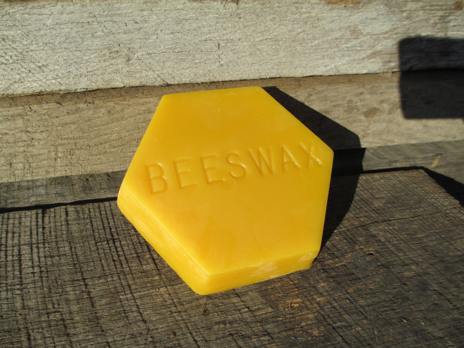 Pure Beeswax Block - 8 oz- great for crafting — Honeyrun Farm