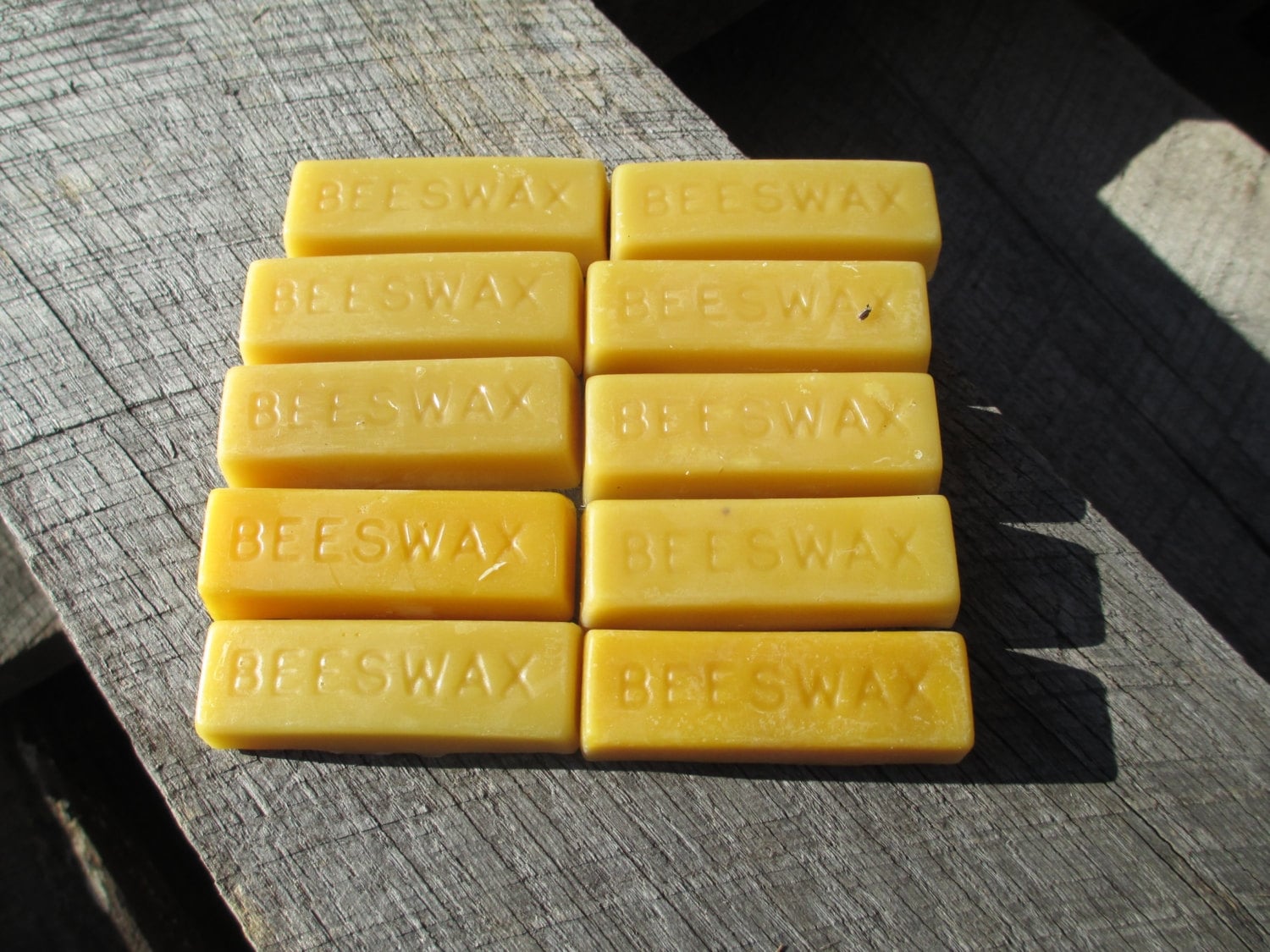 11 pounds of beeswax in 16 oz blocks- great for crafting — Honeyrun Farm