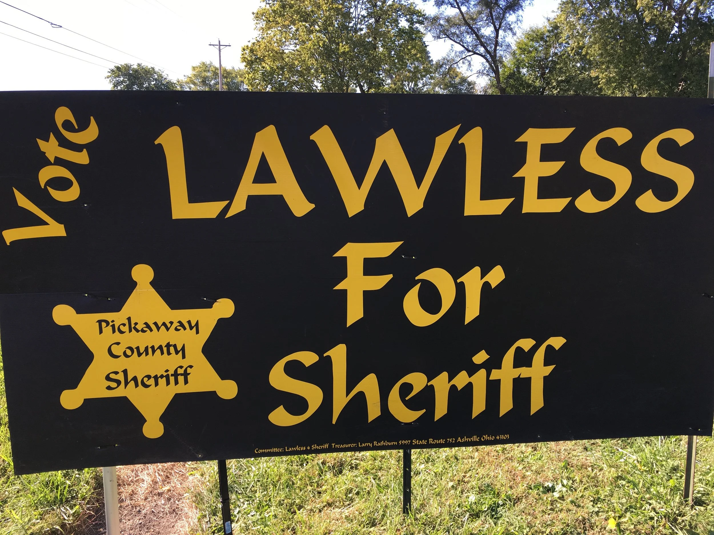 (Hilarious or ominous?) No more whistling in Mayberry.