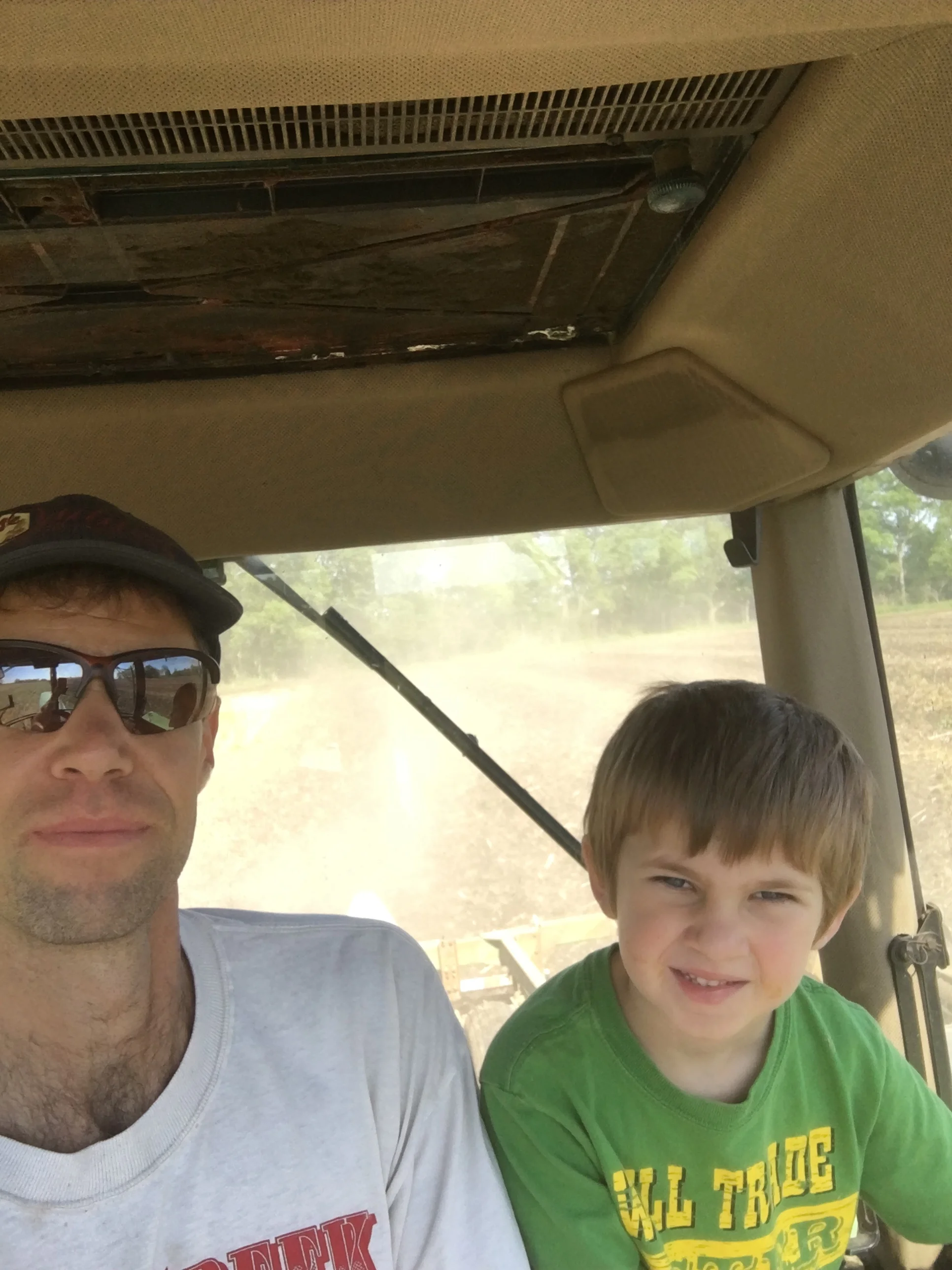 No, we're not above a farming selfie now and then.
