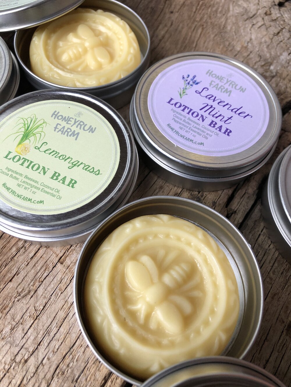 Lotion Bar - made with beeswax, coconut oil, and cocoa butter, 1