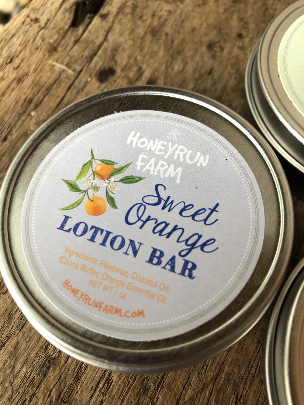 Lotion Bar - made with beeswax, coconut oil, and cocoa butter, 1 oz. —  Honeyrun Farm