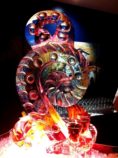 1) Abstract Ice Sculpture