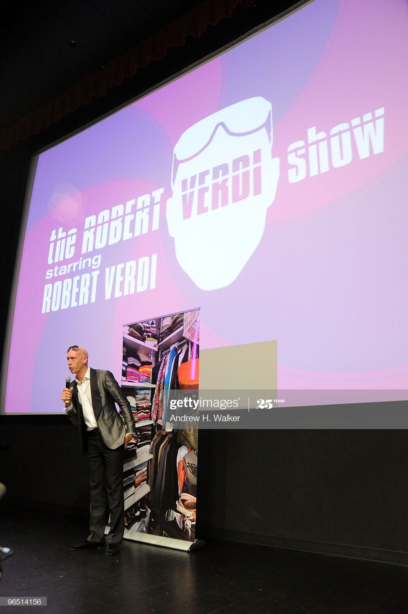  NEW YORK - FEBRUARY 08:  TV personality Robert Verdi speaks at the premiere screening of "The Robert Verdi Show Starring Robert Verdi" at the SVA Theater on February 8, 2010 in New York City.  (Photo by Andrew H. Walker/Getty Images) 