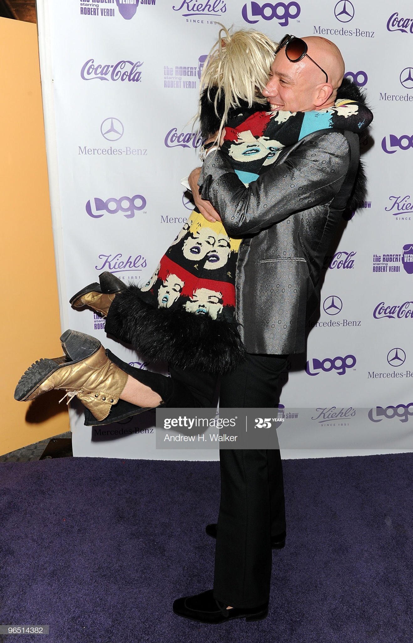  NEW YORK - FEBRUARY 08:  TV personality Robert Verdi and fashion designer Betsey Johnson attend the premiere screening of "The Robert Verdi Show Starring Robert Verdi" at the SVA Theater on February 8, 2010 in New York City.  (Photo by Andrew H. Wal