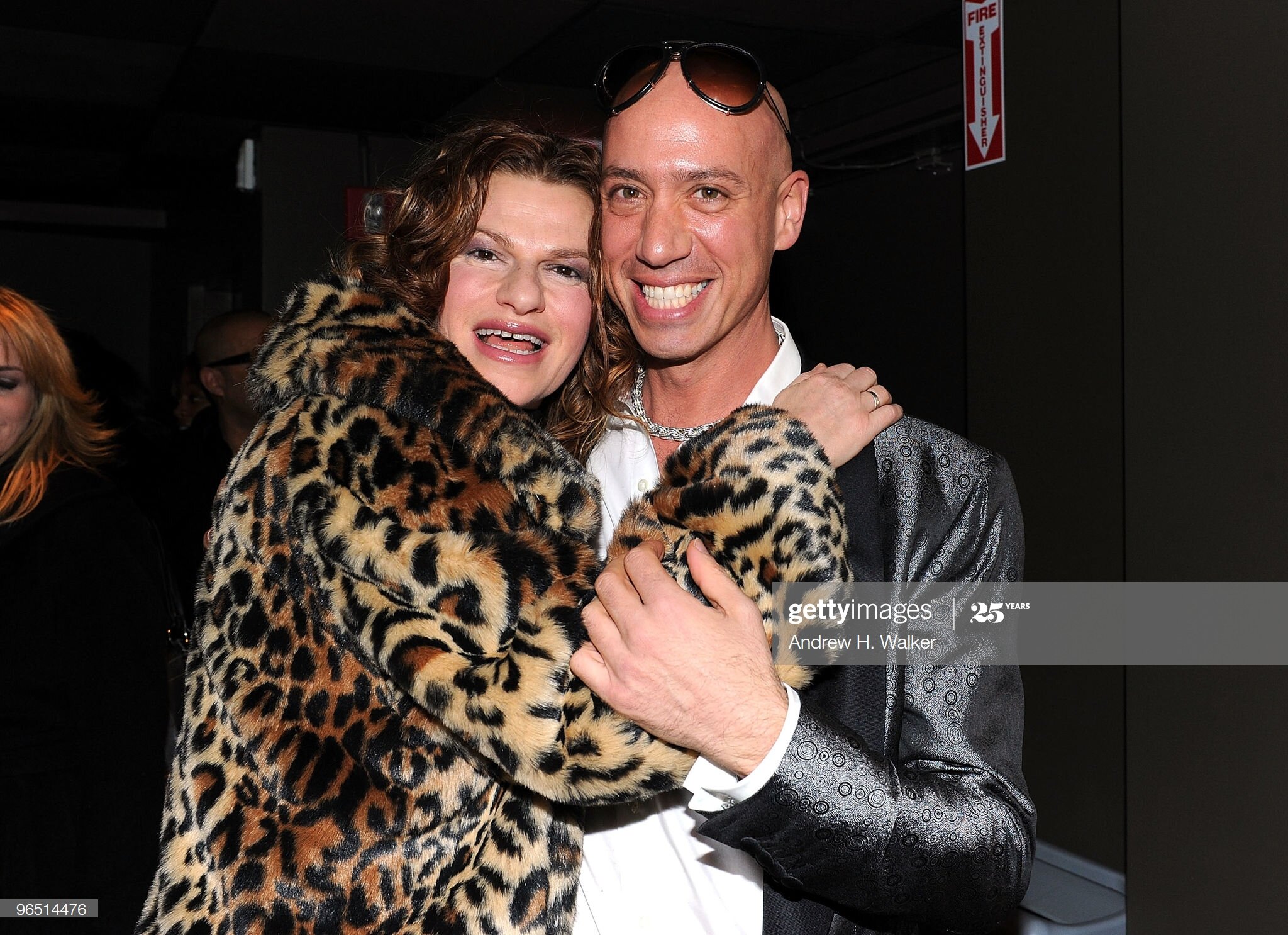  NEW YORK - FEBRUARY 08: Sandra Bernhard and Robert Verdi attend the premiere screening of "The Robert Verdi Show Starring Robert Verdi" at the SVA Theater on February 8, 2010 in New York City.  (Photo by Andrew H. Walker/Getty Images) 