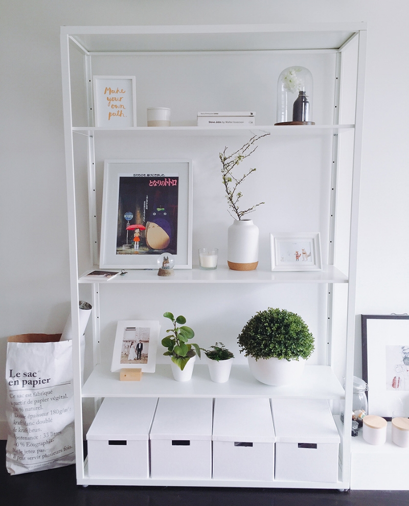 Shelf in my living room – I can’t help but design and arrange things