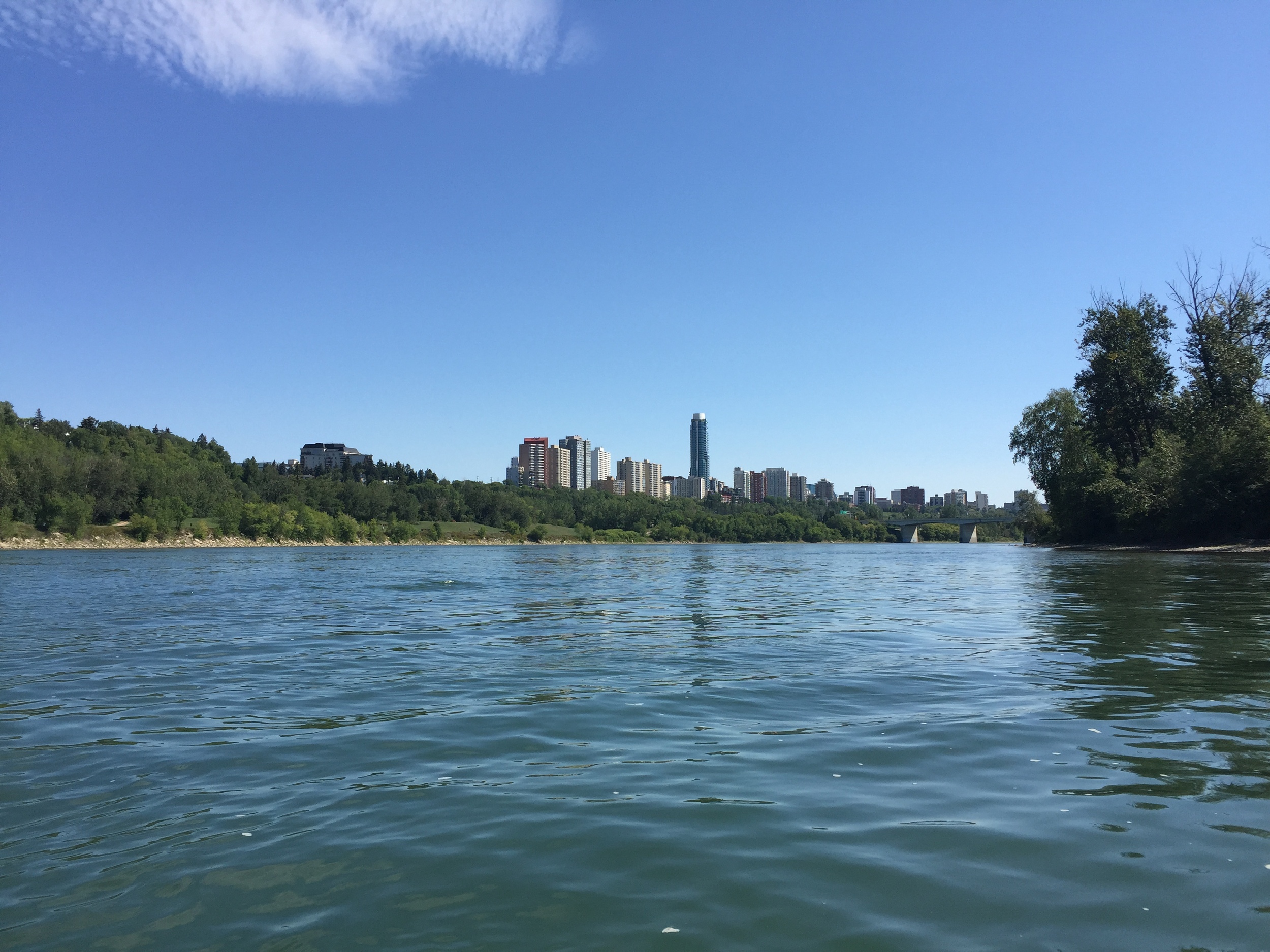 Kayaking - North Saskatchewan River