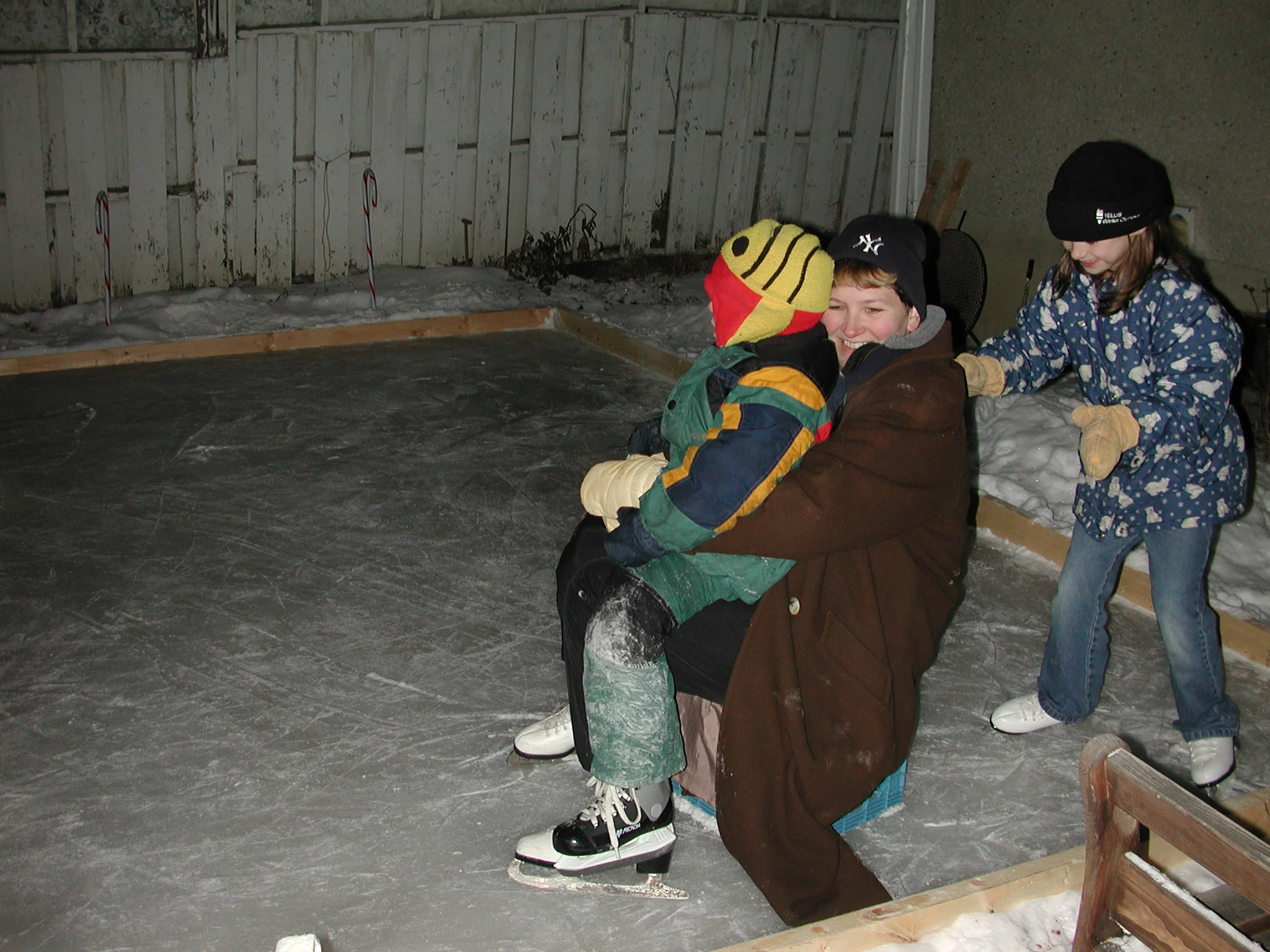 Throwback Thursday, Skating Rinks in the Backyard