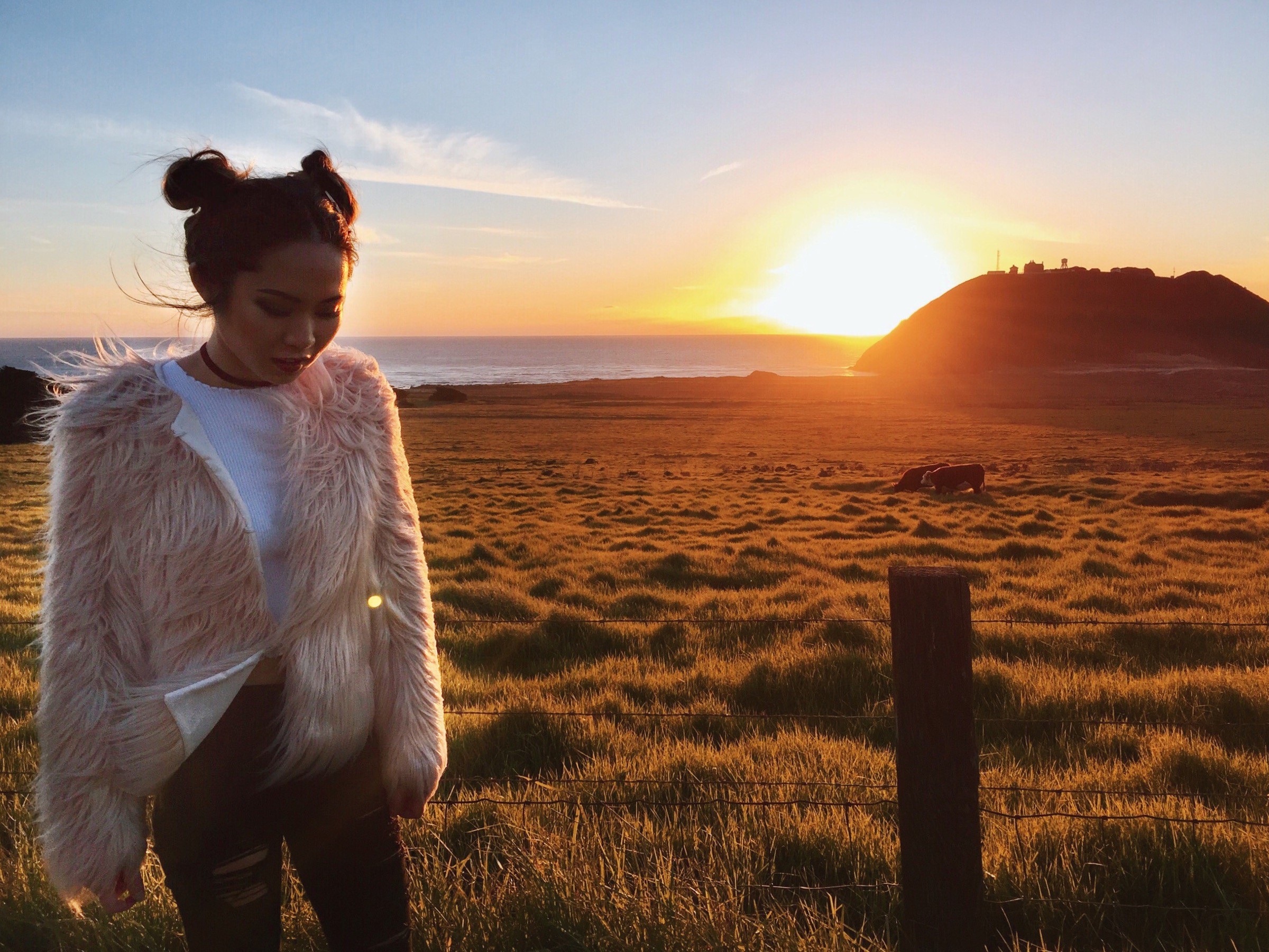 Sunset portrait