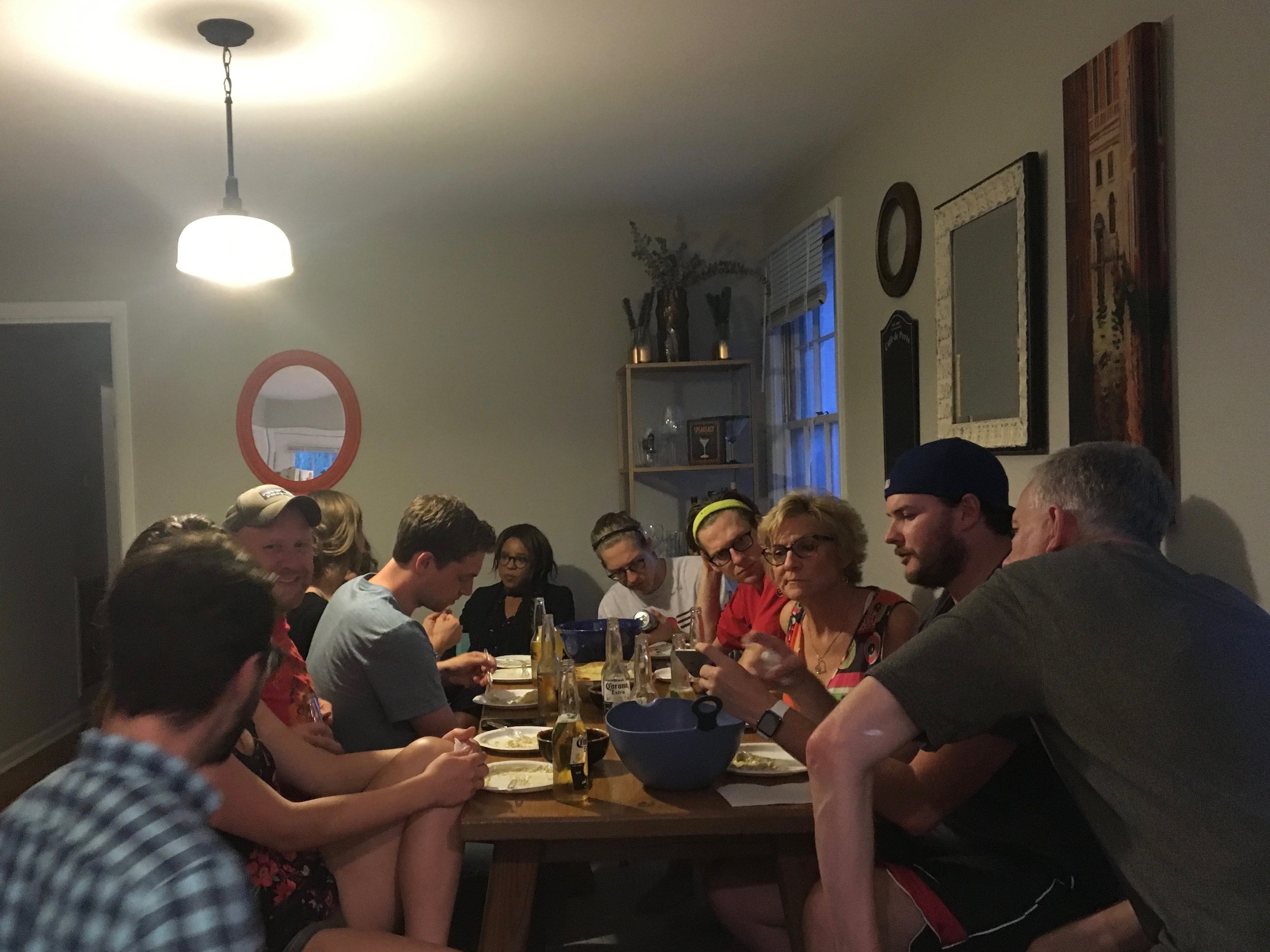 This is the super high-quality, artfully-posed photograph I took to commemorate the sweetest evening ever.