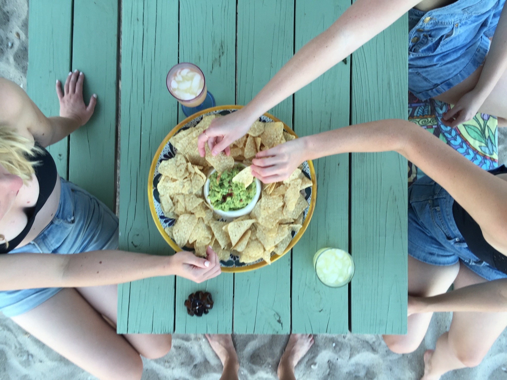 I did not make this guacamole, and I did not take this picture. But the enchiladas were in the oven at this point so that has to count for something.