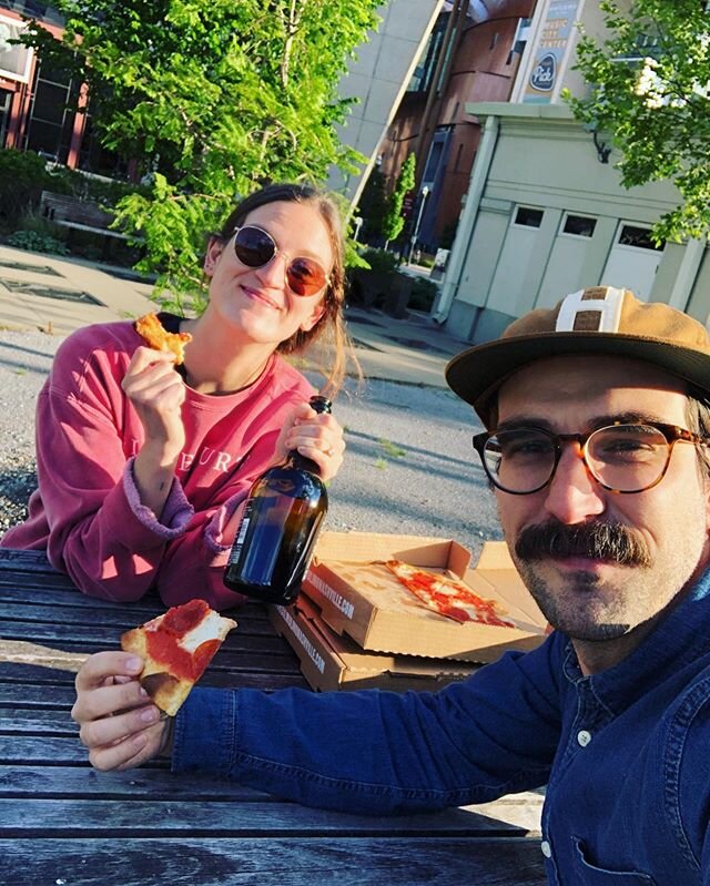 The only thing more fun than a global pandemic is losing power in the middle of a global pandemic. 🎉 So here we find ourselves, staying at a very empty hotel in a very empty downtown. With pizza. 🍕