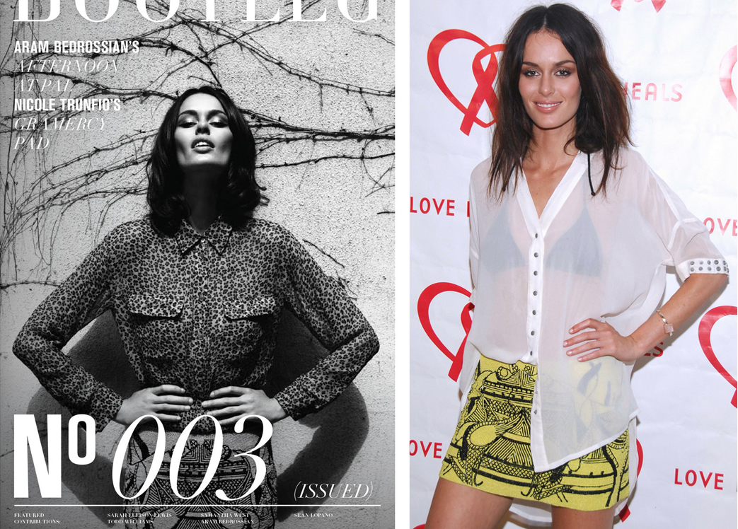 Nicole Trunfio wearing Leila Shams