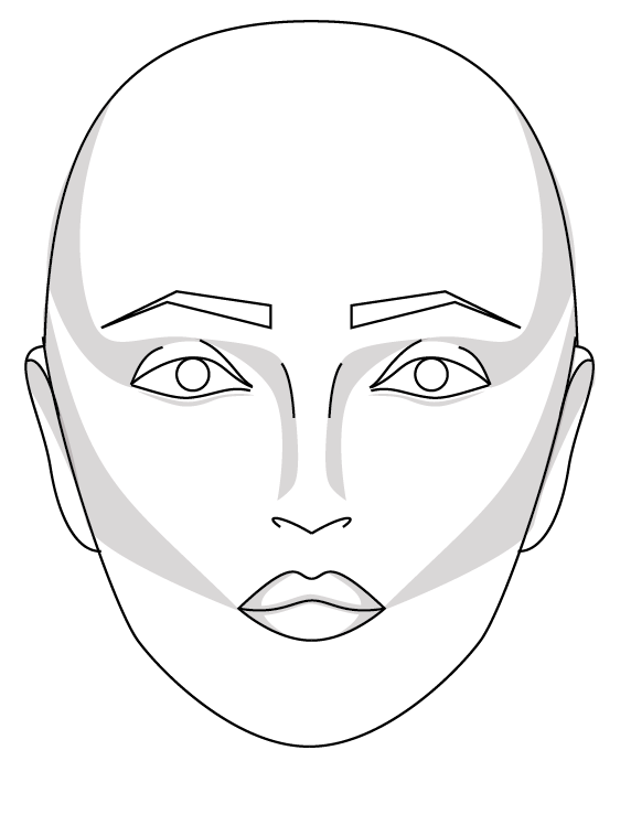 Fashion Sketching: A tutorial on Drawing Makeup on the Face — amiko ...