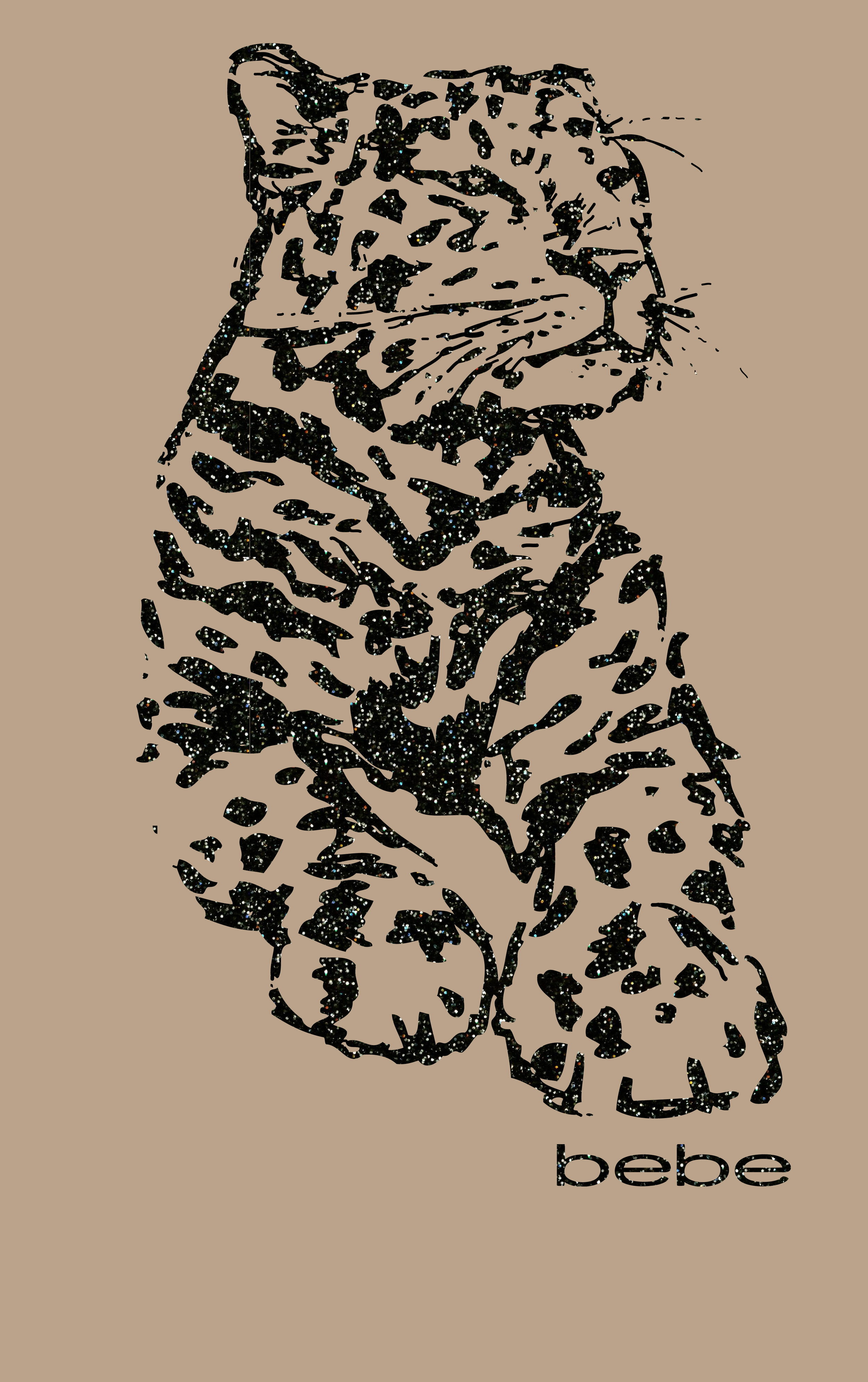 Graphic leopard I created for Bebe