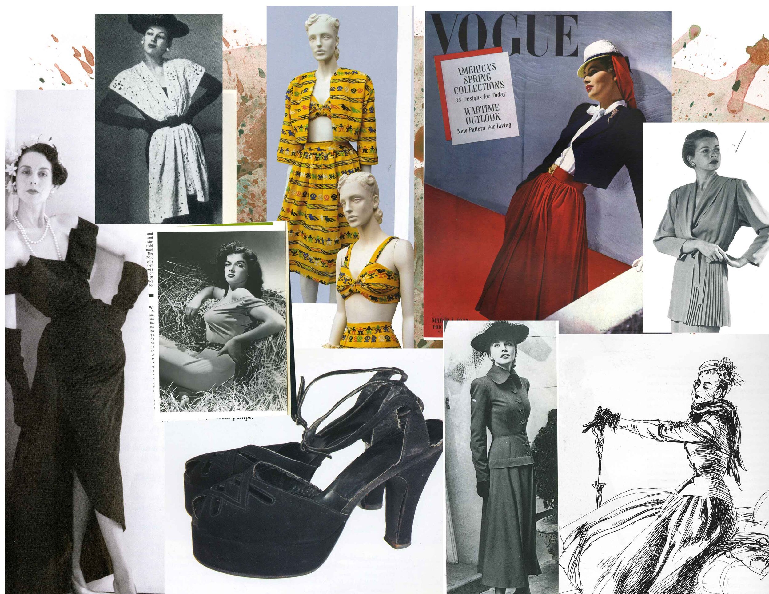 Fashion History: A Photo Collage Journey from 1920-1980 — amiko simonetti