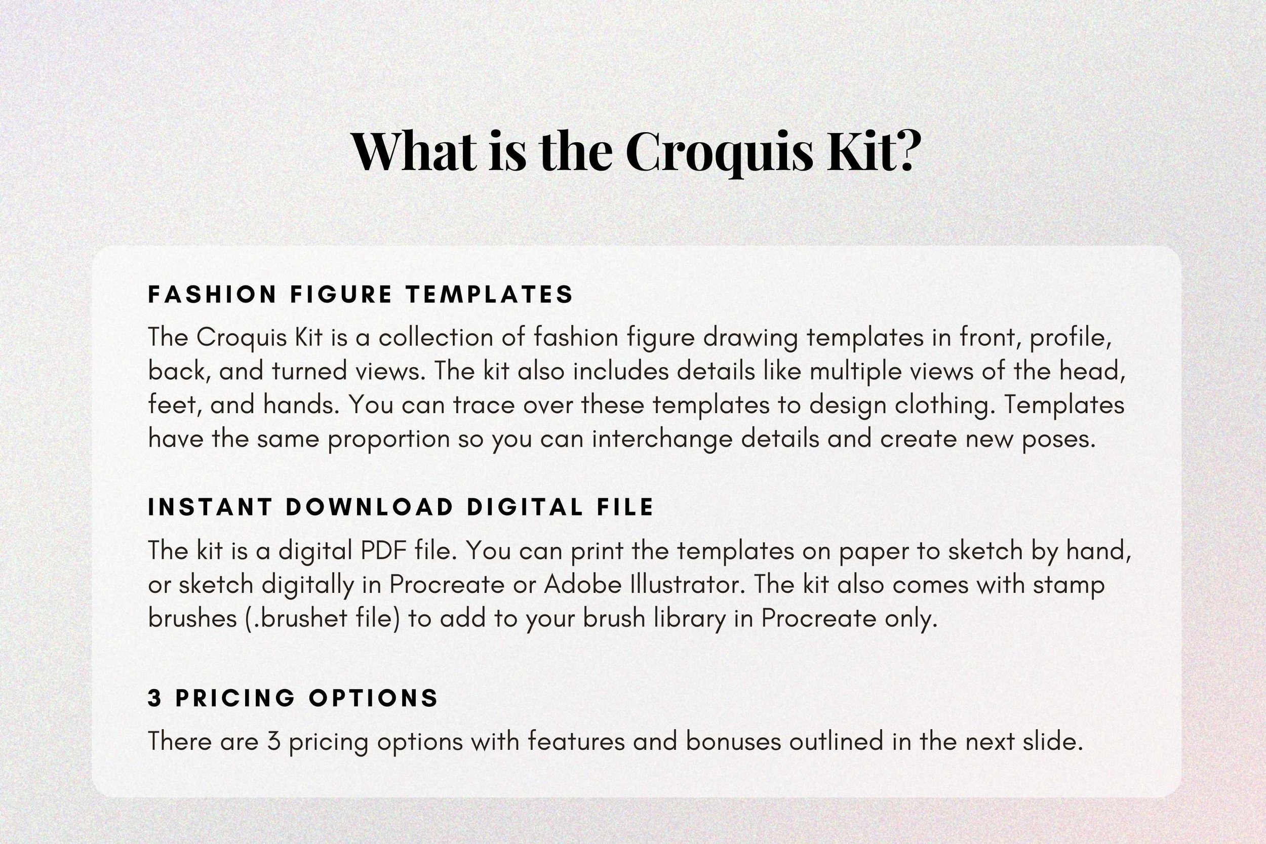 What is the Croquis Kit? (Copy)