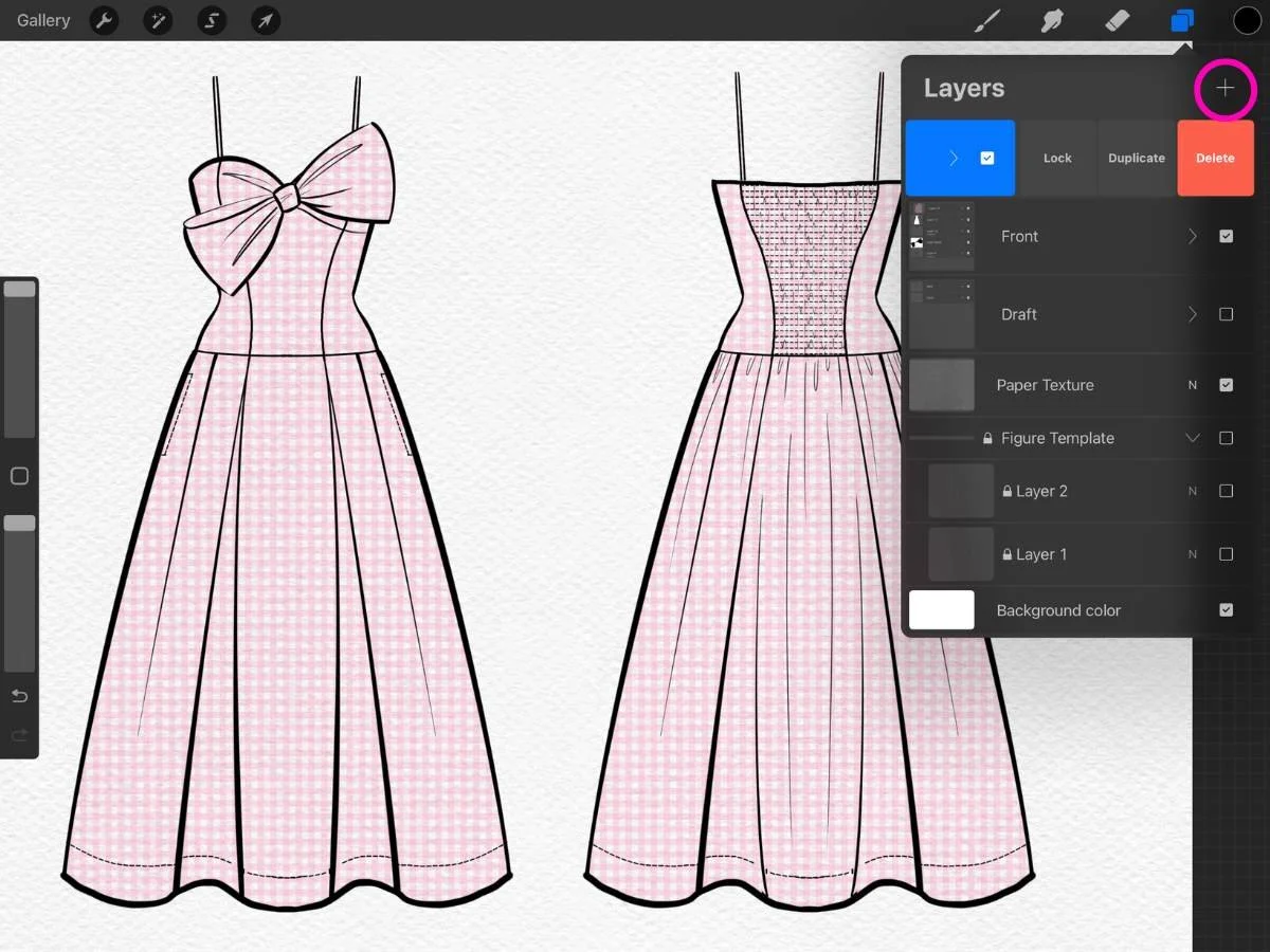 screenshot of layer options