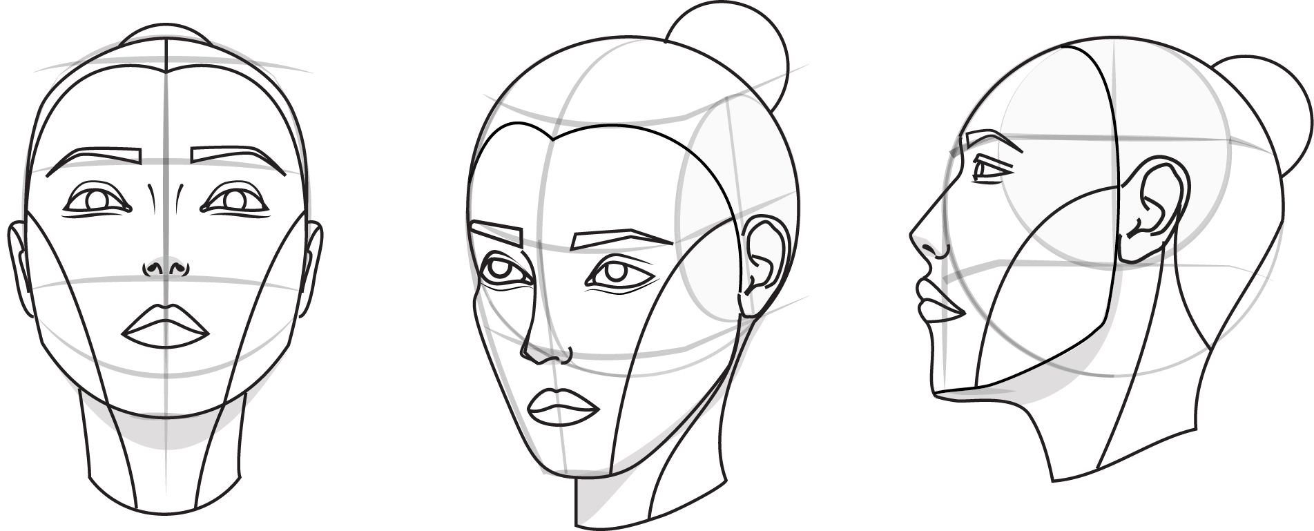 Face Angles Sketch _ Reference Angle Drawing – QJDYUH