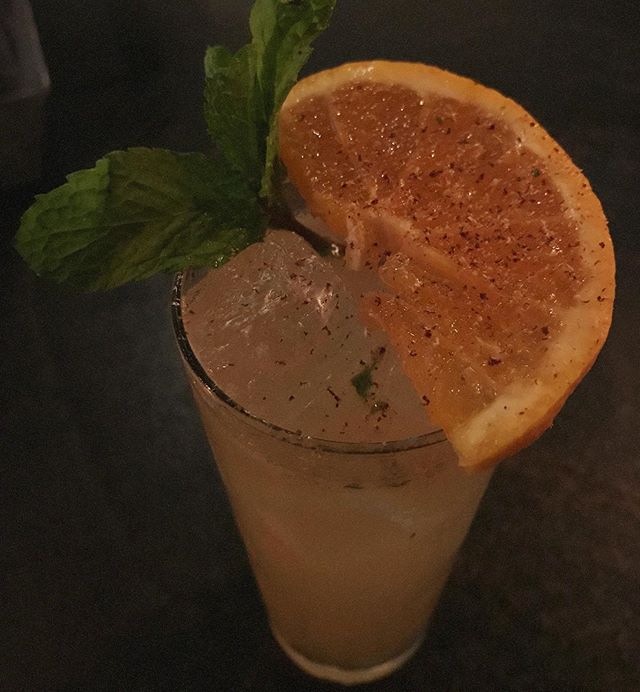 Nothing warms you up like spiced rum!!🔥 Brave the cold and try out a &quot;Lucid Dream&quot;☁️☁️☁️ &bull;
&bull;
&bull;
#jerseycity #jerseycityheights #jcheights #jcmakeityours #craftcocktails #craftbeer #spicedrum #applecider #mint #fresh